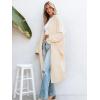 imageCUPSHE Womens Oversized Cardigan Sweater Open Front 2025 Fall Long Sleeve Soft Knit Casual Sweaters OutwearBeige