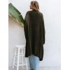 imageCUPSHE Womens Oversized Cardigan Sweater Open Front 2025 Fall Long Sleeve Soft Knit Casual Sweaters OutwearBrowngreen