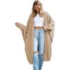 imageCUPSHE Womens Oversized Cardigan Sweater Open Front 2025 Fall Long Sleeve Soft Knit Casual Sweaters OutwearOatmeal