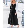 imageCUPSHE Womens Summer Dresses Spaghetti Straps Sleeveless Pleated Cutout Casual Sundress Vacation Outfit Flowy Maxi DressBlack
