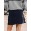 imageCUPSHE Skirt Women Button Front Mini Skirts Aline Shorts Casual VacationNavy