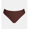 imageCUPSHE Womens Bikini Bottom Separate Mid Rise Full Coverage Swimsuit Bottom OnlyChocolate Brown