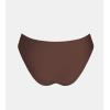 imageCUPSHE Womens Bikini Bottom Separate Mid Rise Full Coverage Swimsuit Bottom OnlyChocolate Brown