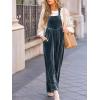 imageCUPSHE Womens Velvet Maxi Jumpsuit Dressy Square Neck Sleeveless Wide Leg One Piece Overall Casual Pockets Fall Formal RomperNavy Blue