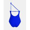 imageCUPSHE Womens One Piece Swimsuit Bathing Suits One Shoulder Asymmetrical Neck Cutout U Wire Adjustable StrapsRoyal Blue