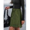 imageCUPSHE Skirt Women Button Front Mini Skirts Aline Shorts Casual VacationOlive Green