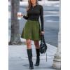 imageCUPSHE Skirt Women Button Front Mini Skirts Aline Shorts Casual VacationOlive Green