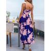 imageCUPSHE Womens Maxi Dresses Casual Summer Sundress Sleeveless Floral Spaghetti Straps Long Beach Formal DressNavy Floral