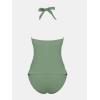 imageCUPSHE Womens Tankini Sets Maternity Two Piece Pregnant Bathing Suit Mid Rise Halter Sweetheart NeckGreen