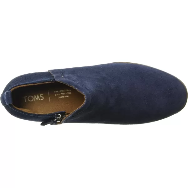 TOMS Black SuedeTex Velour Mix Womens Deia Bootie 10013038Navy SuedeHeritage Canvas