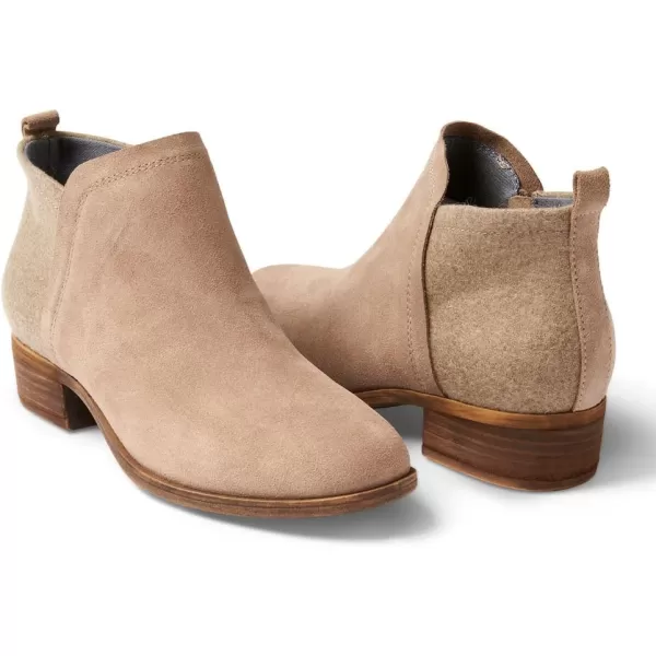 TOMS Black SuedeTex Velour Mix Womens Deia Bootie 10013038Pink