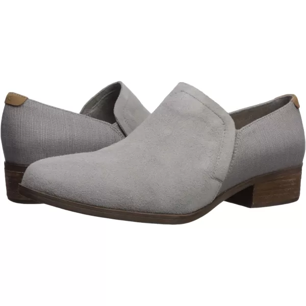 TOMS Desert Taupe Suede Womens Shaye Booties 10012287Drizzle Grey SuedeHeritage Canvas