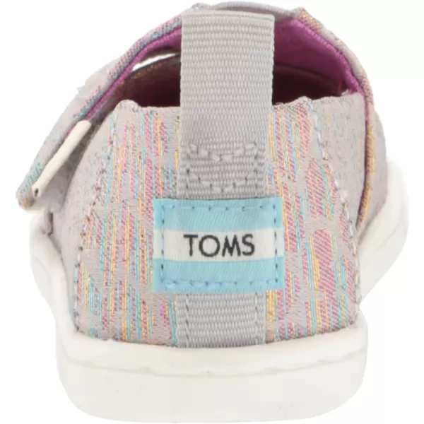 TOMS Girls Alpargata SneakerMid Grey Leopard