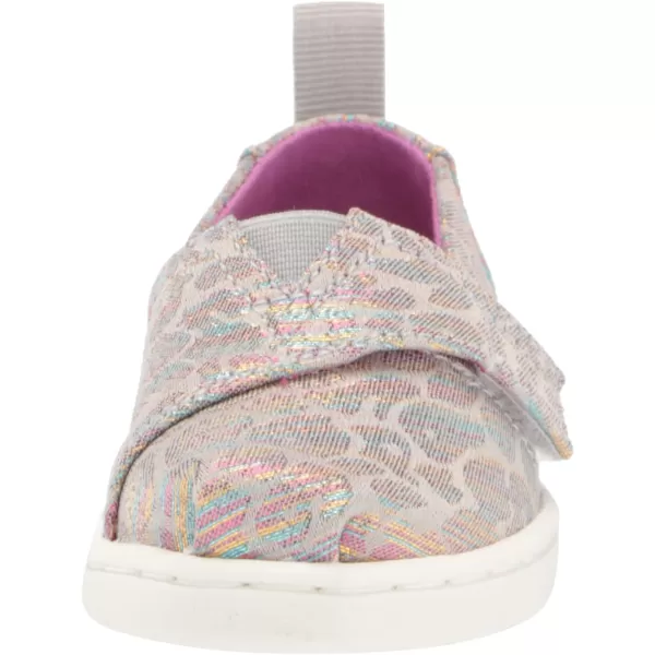 TOMS Girls Alpargata SneakerMid Grey Leopard