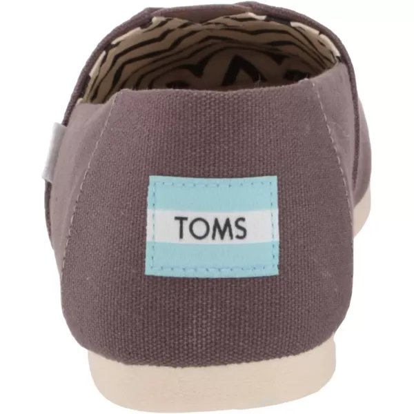 TOMS Mens Alpargata Loafer FlatAsh Grey Recycled Cotton Canvas