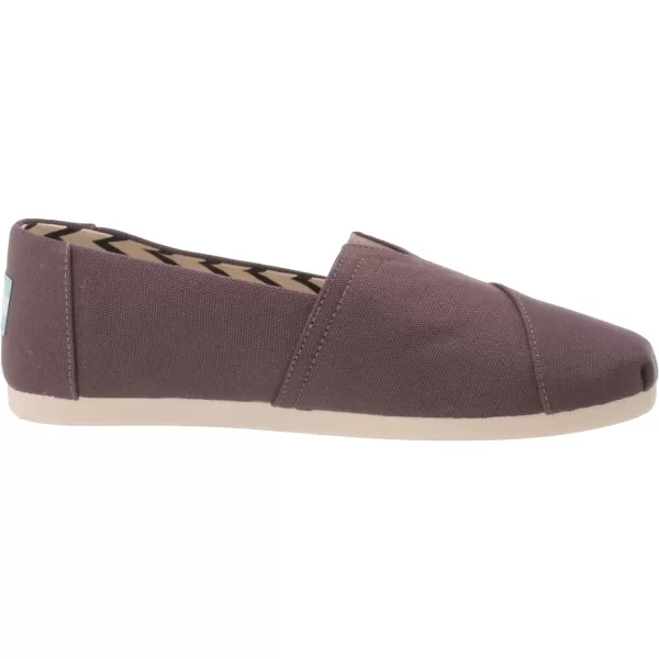 TOMS Mens Alpargata Loafer FlatAsh Grey Recycled Cotton Canvas
