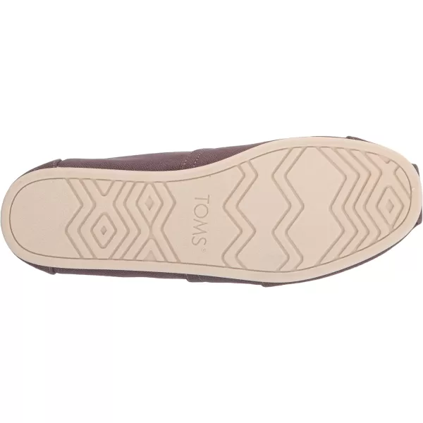 TOMS Mens Alpargata Loafer FlatAsh Grey Recycled Cotton Canvas