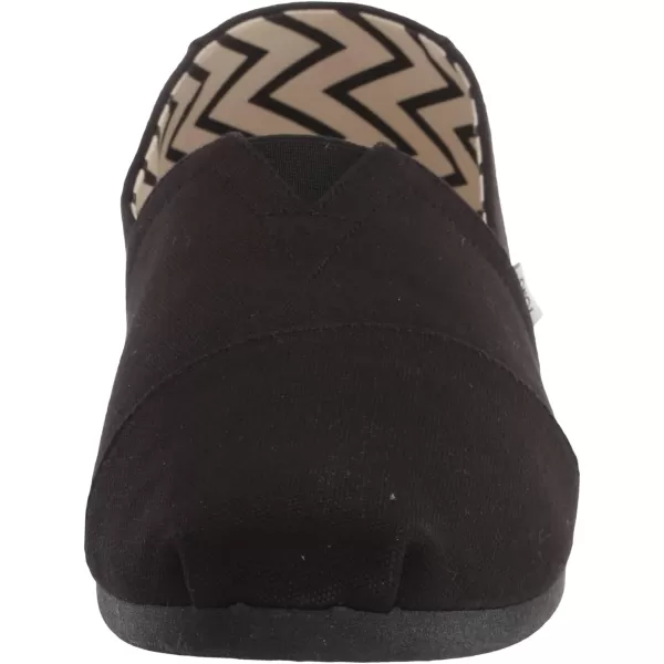 TOMS Mens Alpargata Loafer FlatBlackBlack Recycled Cotton Canvas