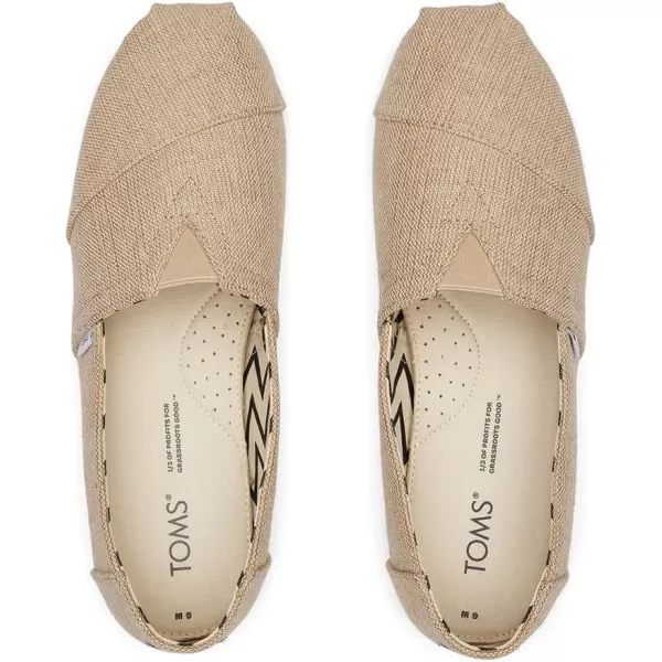TOMS Mens Alpargata Loafer FlatNatural Undyed