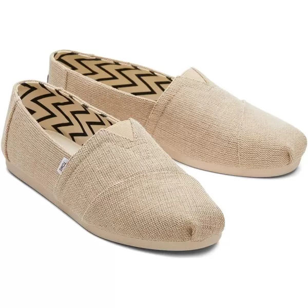 TOMS Mens Alpargata Loafer FlatNatural Undyed