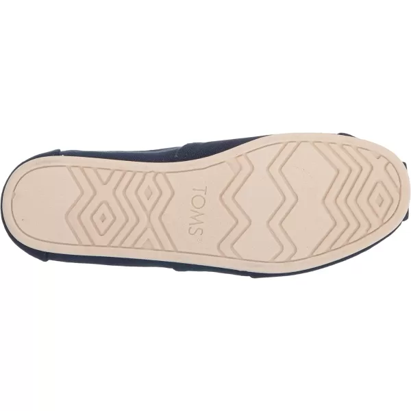 TOMS Mens Alpargata Loafer FlatNavy Recycled Cotton Canvas