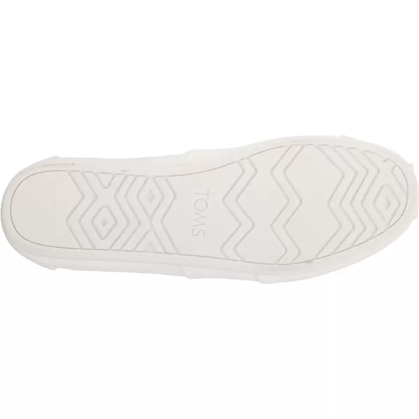 TOMS Mens Alpargata Loafer FlatWhite Recycled Cotton Canvas
