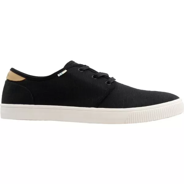 TOMS Mens Carlo SneakerBlack Heritage Canvas