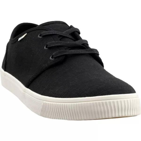 TOMS Mens Carlo SneakerBlack Heritage Canvas