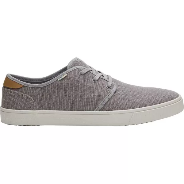 TOMS Mens Carlo SneakerDrizzle Grey Heritage Canvas
