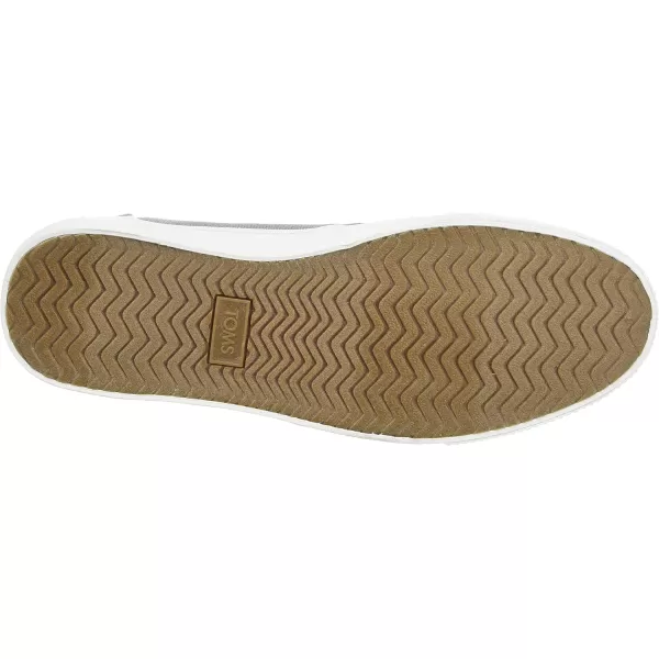 TOMS Mens Carlo SneakerDrizzle Grey Heritage Canvas