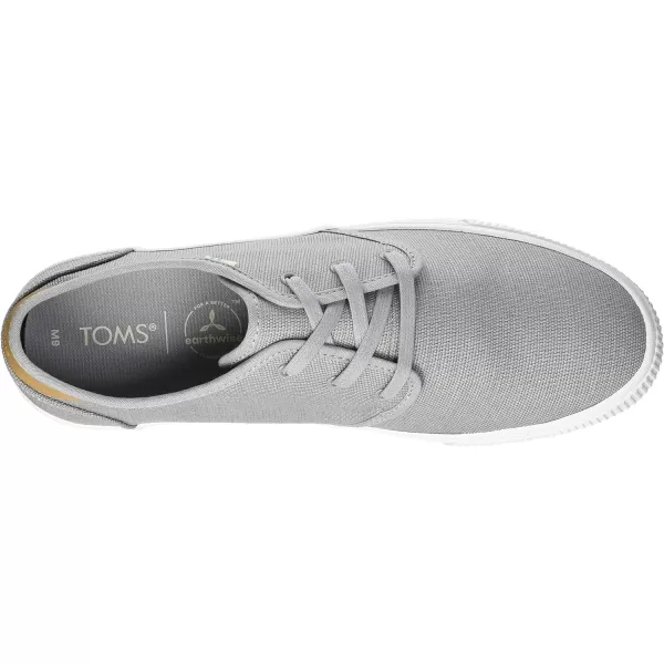 TOMS Mens Carlo SneakerDrizzle Grey Heritage Canvas