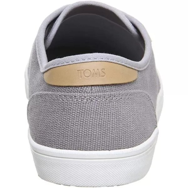 TOMS Mens Carlo SneakerDrizzle Grey Heritage Canvas