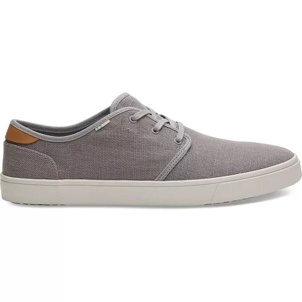 TOMS Mens Carlo SneakerDrizzle Grey Heritage Canvas