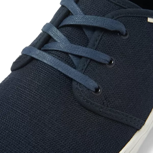TOMS Mens Carlo SneakerNavy Heritage Canvas Vegan