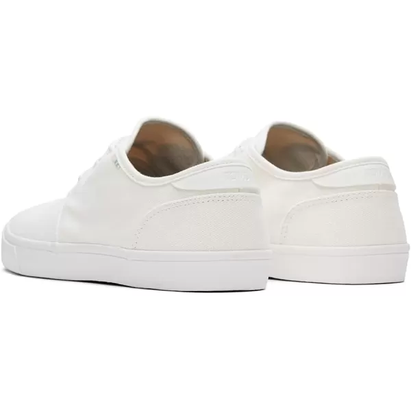 TOMS Mens Carlo SneakerWhite Canvas