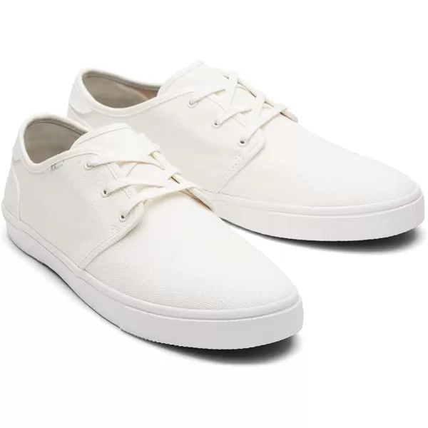 TOMS Mens Carlo SneakerWhite Canvas