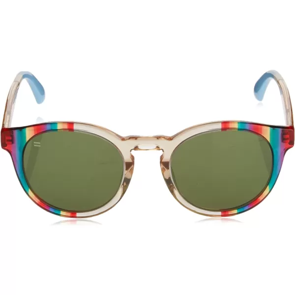TOMS Round SunglassesRainbow Stripes