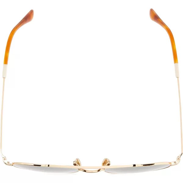 TOMS Round SunglassesShiny Yellow Gold