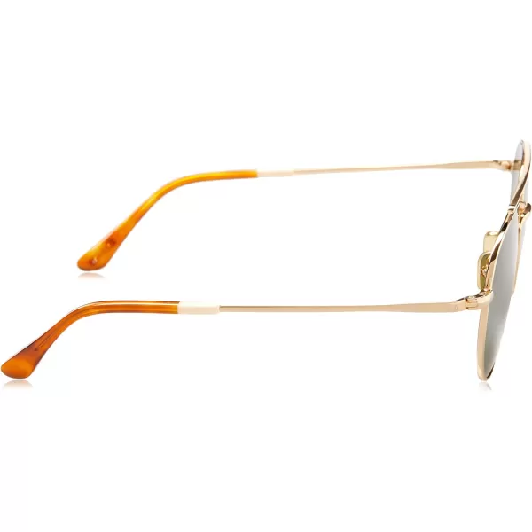 TOMS Round SunglassesShiny Yellow Gold