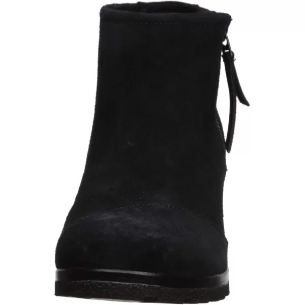TOMS Womens Avery Casual Boots  BrownBlack Suede Mix