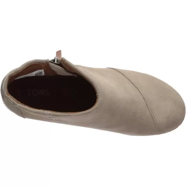 TOMS Womens Avery Casual Boots  BrownDesert Taupe Suede Mix
