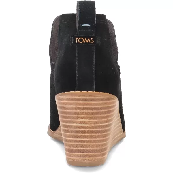 TOMS Womens Everly Cutout BootBlack