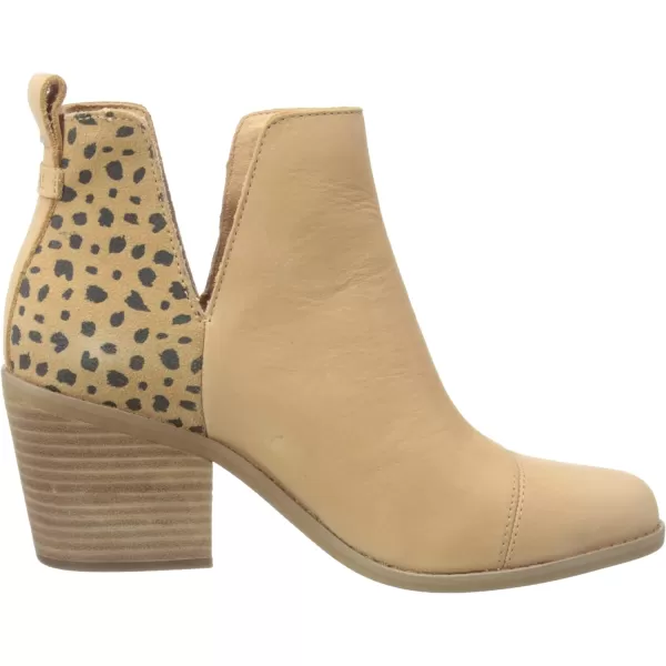 TOMS Womens Everly Cutout BootHoney LeatherTiny Cheetah