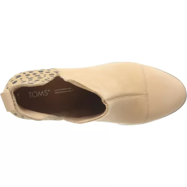 TOMS Womens Everly Cutout BootHoney LeatherTiny Cheetah