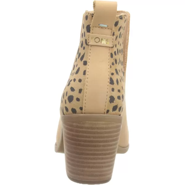 TOMS Womens Everly Cutout BootHoney LeatherTiny Cheetah