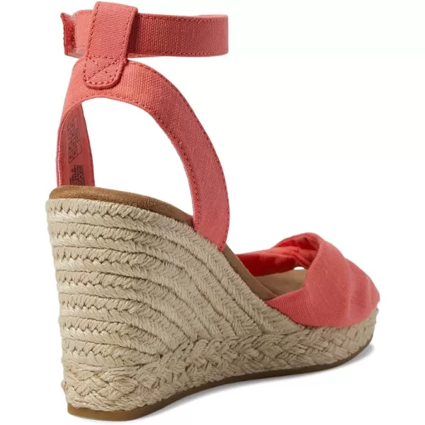 TOMS Womens Marisela SandalShell Pink Slubby Woven