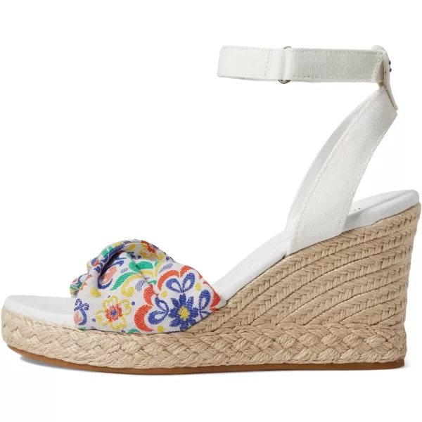 TOMS Womens Marisela SandalWhite Mediterranean Tiles