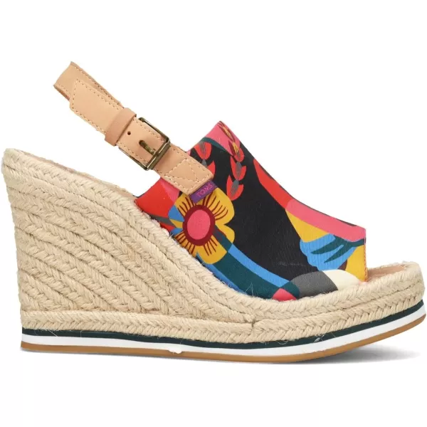 TOMS Womens Monica Wedge EspadrilleMulti