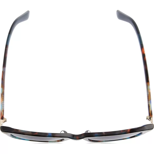 TOMS Womens Rectangular Sunglasses Pacific Blue TortoiseShiny Gold 5322147TOMS Womens Rectangular Sunglasses Pacific Blue TortoiseShiny Gold 5322147