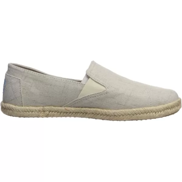 TOMS Womens Redondo Slip On Flats Casual  RedNatural Crosshatch Jacquard